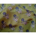 thumbnail image 4 of oneOone Silk Tabby Fabric Leaves & Floral Block Print Sewing Fabric BTY 42 Inch Wide, 4 of 4
