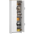 thumbnail image 1 of HOMCOM Armoire de Garde-Manger de Cuisine 67 Pouces à 4 Portes avec Tablettes Ajustables, 1 of 10