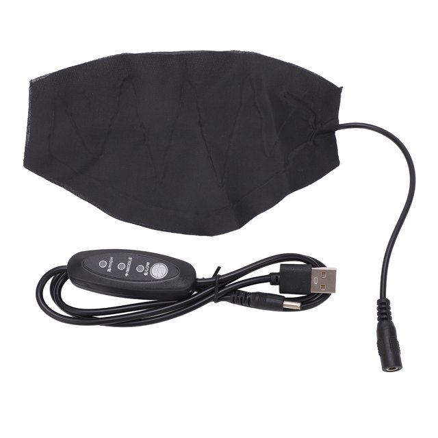 Tampon Chauffant USB, Inconfort Alléger Tapis Chauffant Électrique 3 Vitesses Lavable pour le Bureau