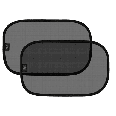 Jolly Jumper 2 Pack Sun Cling – Black | Proudly Canadian Company | UV Protection & Sun Glare Shield for Car Windows | Easy Cling, No Suction Cups