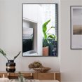 thumbnail image 2 of NeuType Miroir Mural Rectangulaire Noir 36"x24 Pouces, 2 of 6
