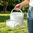 thumbnail image 4 of Tong Portable Ice Maker With （2 Cavity） For Bar Use Compact Countertop Quick Freestanding Ice Making Machine For Fresh Ice On Demand, 4 of 6