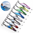 thumbnail image 3 of 1PCS Metal Jig Fishing Lures Sinking Spoon Hooks Swim New Hard Baits Q9Z5, 3 of 8
