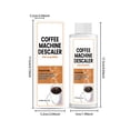 thumbnail image 3 of 237ml Coffee Maker Descaling Solution Universal Cleaner for All Coffee Machines Removes Limescale Stains Easy Rinse, 3 of 9