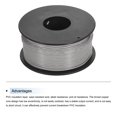 thumbnail image 3 of Uxcell 28AWG Stranded Wire Hookup 50M/164ft Grey, Electrical Wire UL1007 Spool, 3 of 6