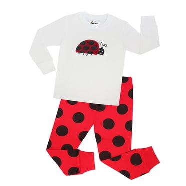 Zecgelong Little Boys Girls Kids Cute Casual Prints Pajamas Long Sleeve Suit Toddler Clothes Sleepwear Size 3-4 Years