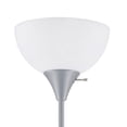 thumbnail image 3 of Mainstays 71 In Silver Finish Floor Lamp, 3 of 6