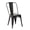 Black, variant on Heavenly Collection Metal Dining Chair SET OF 2