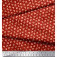 thumbnail image 2 of Soimoi Rayon Fabric Dot & Pretzels Food Printed Fabric 1 Yard 56 Inch Wide, 2 of 3