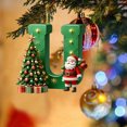thumbnail image 3 of Nilvkv 26 Letters Christmas Tree Decoration Pendant Christmas Tree Ornaments Personalized DIY Christmas Ornaments Christmas Decoration Xmas Tree Hanging Decor Feature, 3 of 6