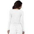thumbnail image 3 of Adar Underscrubs for Women Multi Color 3 Pack - Long Sleeve Underscrub Comfort Tee, 3 of 7