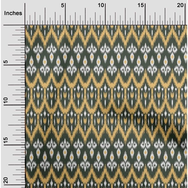 oneOone Silk Tabby Fabric Damask & Chevron Ikat Fabric Prints By Yard 42 Inch Wide