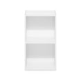 thumbnail image 3 of Pemberly Row Bibliothèque Contemporaine à 2 Niveaux à Étagères Ouvertes, Blanc, 3 of 6