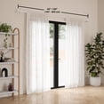 thumbnail image 4 of Umbra Carved 1" Window Curtain Rod 42-120" White, 4 of 4