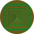 thumbnail image 1 of Ahgly Company Tapis d'Intérieur Lavable en Machine Carré Transitionnel Vert Lime Foncé, 3 Pieds Carré, 1 of 7