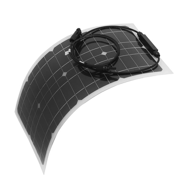 Panneau Solaire Portable 100 W – Imperméable, En Silicium Monocristallin, Pour Camping, Randonnée Et Bateau