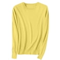 thumbnail image 1 of Timegard Womens Sweaters Crewneck Comfy Knit Pullover Fall Winter Casual Solid Color Long Sleeve Tops, 1 of 6