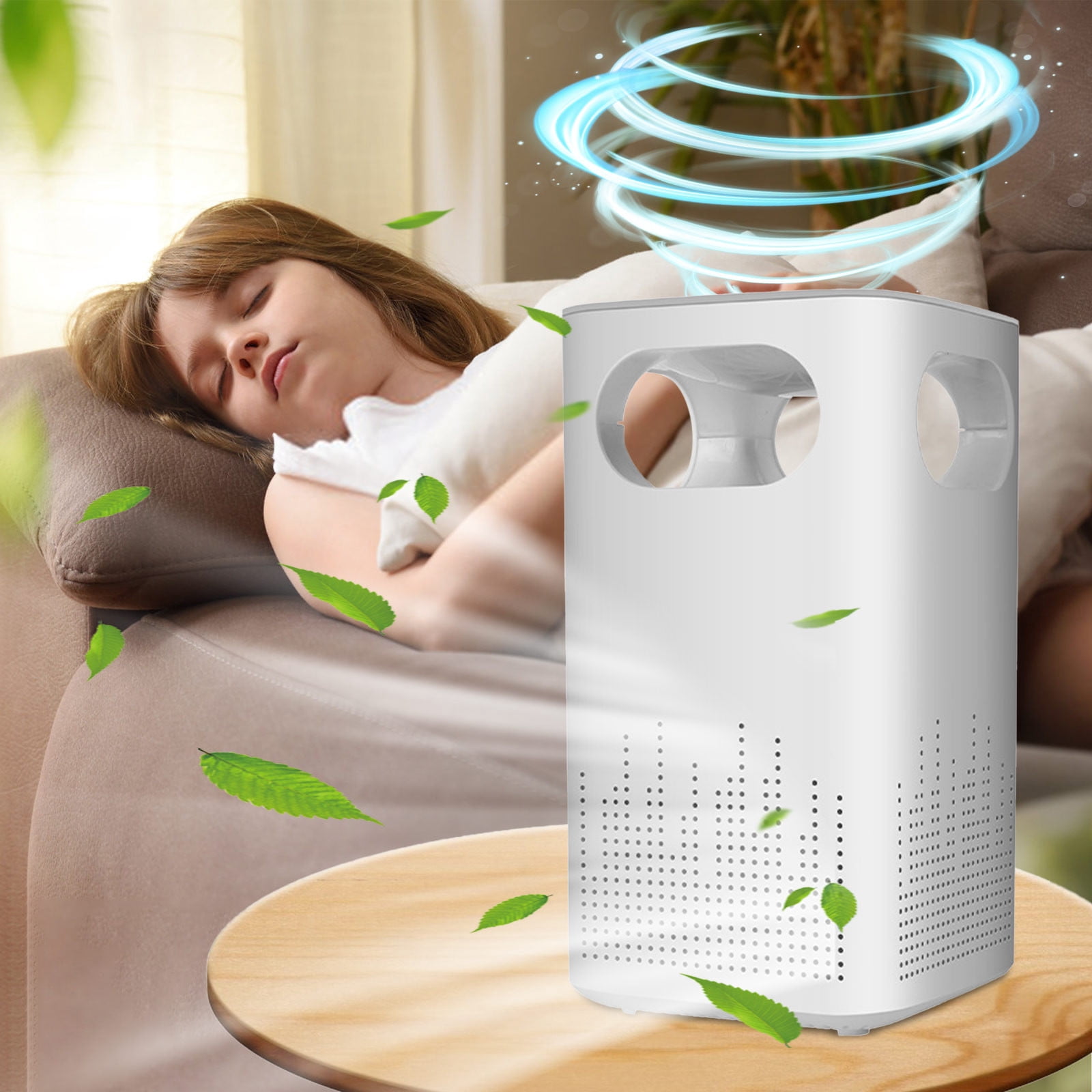 Fasiaou Air Purifiers for Home Large Room Bedroom Up to 302 Ft², 24db ,Washable Filters, Air Quality Monitor, Turbo Mode, Auto & Sleep Modes, Air Cleaner for Smoke, Dust, Pet Hair, Pollen