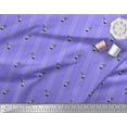 thumbnail image 1 of Soimoi Modal Satin Fabric Geometric Pine & Stripe Print Fabric by the Yard 42 Inch Wide, 1 of 3
