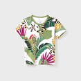 thumbnail image 3 of PatPat Ensemble Assorti pour la Famille, Haut à Manches Courtes Ou Robe Camisole à Imprimé Floral Tropical, 3 of 6