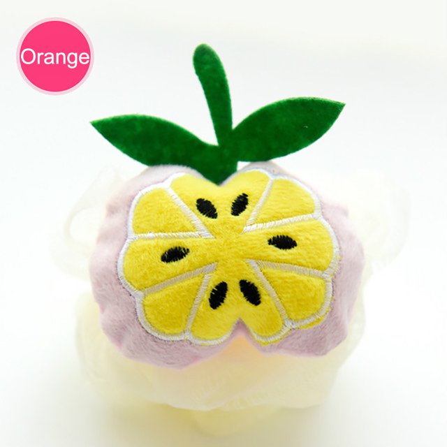 Bilqis Fruit Shape Bath Bath Bath Flower Bubbling Bath Wipe Off Exfoliation