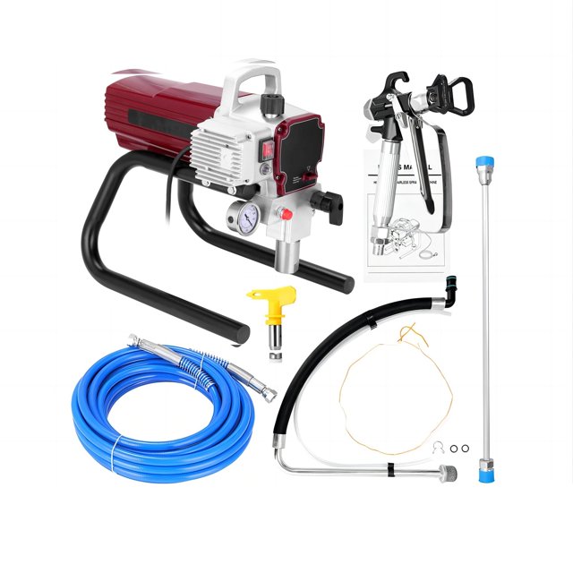 Professional Paint Spray Gun High Pressure Airless Spraying Machine Electric Paint Sprayer Internal-Feed Painting Tool ,Easy to Use