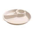 thumbnail image 2 of Aodebiao Assiette de Contrôle des Portions pour une Alimentation Équilibrée, Assiettes Incassables Divisées, Assiettes à 3 Compartiments, Assiettes en Plastique Réutilisables, Sans BPA pour Adultes, 2 of 7