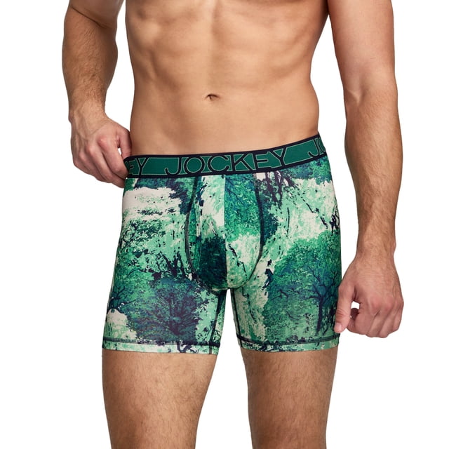 Jockey Men's Active Microfiber 5" Boxer Brief