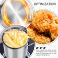 thumbnail image 4 of Grusce Ensemble de Mini Friteuse en Acier Inoxydable Résistant à la Chaleur avec Poignée Détachable Passe au Lave-Vaisselle Filtre à Huile Non Revêtu Pot Friteuse avec Bonne Conductivité Thermique pour Cuisine, 4 of 8