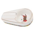 thumbnail image 1 of Cigar  Tray, Wide Smoke Slot No Fading Ceramics Ashtray  For Smoking Type 1, 1 of 8