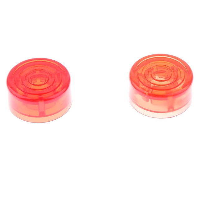 lionlar 2x Guitar Effect Pedal Footswitch Topper Bumper for Guitar Effects Pedal Red