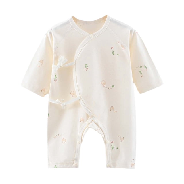 MIASHUI Baby Onesie Long Sleeved Rompers for Boys Girls Comfortable Lightweight Clothes,Green,2-5 Months