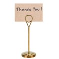 thumbnail image 3 of Zyyini Picture Holder,Table Number Holder,Table Number Holder Stainless Steel Durable Fade Resistant Lightweight Picture Clip for Hotel Restaurant, 3 of 8