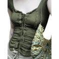 thumbnail image 2 of Faithtur T-Shirt Court à Manches Courtes pour Femmes Été Rétro avec Dentelle devant Ajusté Basique pour Fête Mode Urbaine, 2 of 9