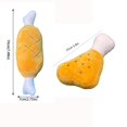 thumbnail image 3 of Plush Double Bone Chicken Leg Tooth Grinding Soundmaking Toy Pet Supplies, 3 of 5