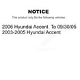 thumbnail image 2 of Transit Auto Rear Brake Drum Shoes and Spring Kit for Car Hyundai Accent K8N-100357, 2 of 11