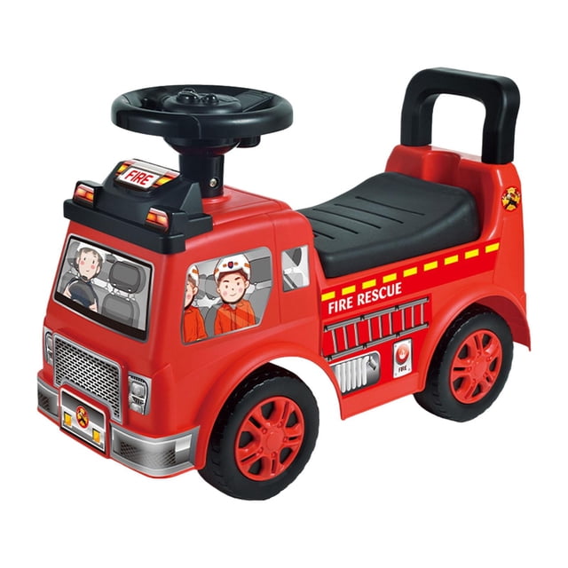 HILABEE Baby Riding Car at Parks Low Noise for Birthday Gift Preschool 1-3 Years Old red