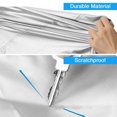 thumbnail image 4 of Graflsoa Housse de Camion Haut de Gamme avec Protection UV et Bandes Réfléchissantes, Nylon Imperméable Résistant à la Chaleur et aux Égratignures, Convient aux Pickups et Camions m (210x70x65 Po), 4 of 6