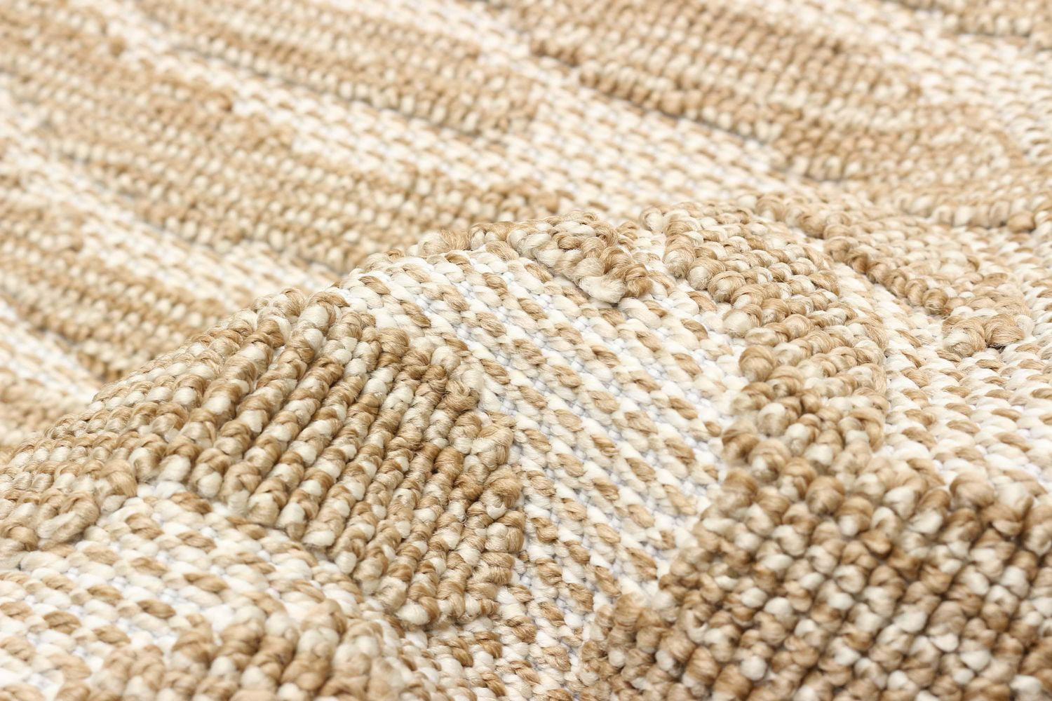 ECARPET Jute Style Area Rug for Bedroom, Living Room
