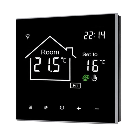 Thermostat Intelligent Tuya, Écran Tactile LCD pour Chauffage au Sol Électrique, Contrôleur à Distance de Température de Chaudière Eau/gaz, Économisez l'Énergie