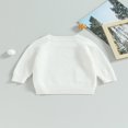 thumbnail image 3 of Baby Girl Boy Knit Pullover Sweater Fall Winter Warm Sweatshirt Tops with Pocket, 3 of 6