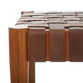 thumbnail image 2 of Safavieh Amalia Leather Bench, 2 of 9