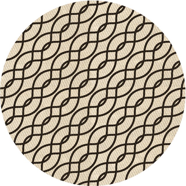 Ahgly Company Tapis d'Intérieur Lavable à la Machine, Carré, Transitionnel, Brun Café, Tapis de Zone, 3 Pieds Carré