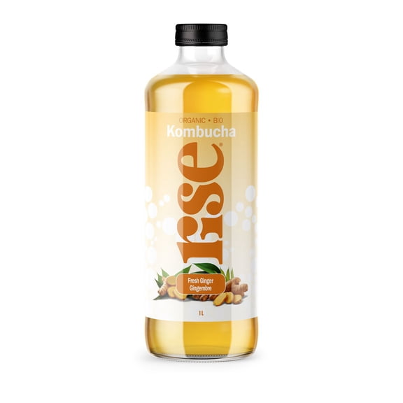 RISE Kombucha Fresh Ginger, 1L
