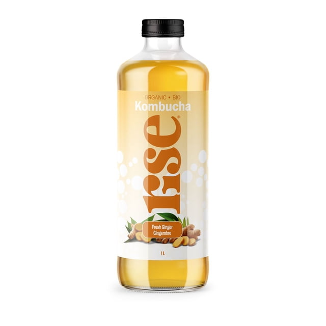 RISE Kombucha Fresh Ginger, 1L