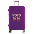 thumbnail image 1 of Travel Luggage Cover Baggage Suitcase Protector Washable Reusable Dustproof Scratch-proof Suitcase Cover Butterfly Print Pattern 8butterfly letter W M, 1 of 6