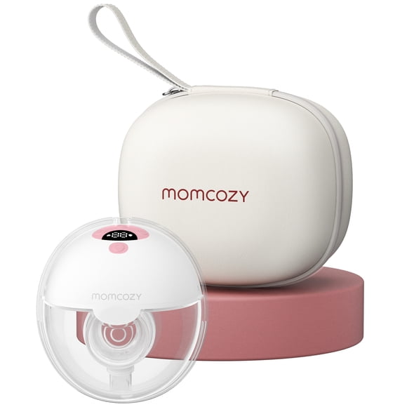 Momcozy All-in-one M5 Electric Breast Pump, Wearable, Double-Sealed Flange, with Portable Breast Pump Bag, 3 Modes and 9 Levels, 1 Pack