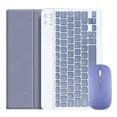 thumbnail image 1 of For Samsung Galaxy Tab A9 Plus 2023 Tablet Keyboard Case Silicon Case for Galaxy Tab A9 Plus 11'' Russian Spanish Keyboard Cover lavender with mouse Portuguese, 1 of 6