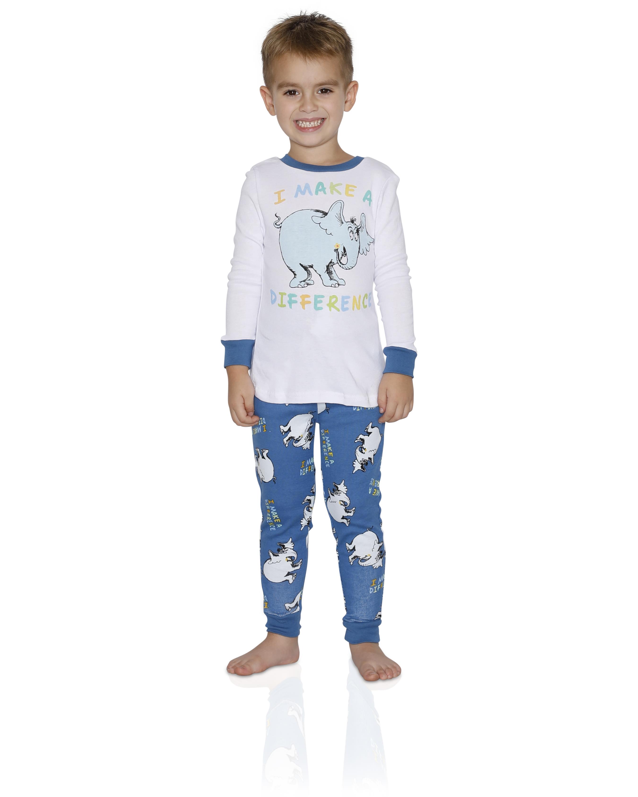 Dr. Seuss Pyjama Garçon Pantalon en Coton et Haut de Pyjama Amusant