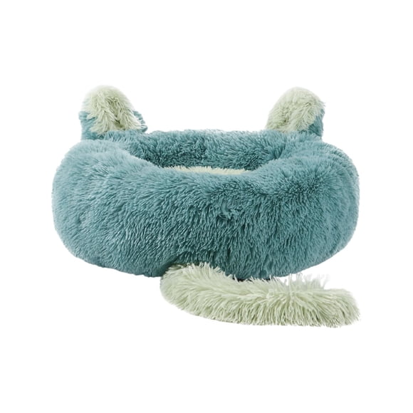 DOLITY Chats Maison Chaude Fond Antidérapant Couverture pour Animaux Lit pour Chiot Chats d'Intérieur Vert Vert 80cm